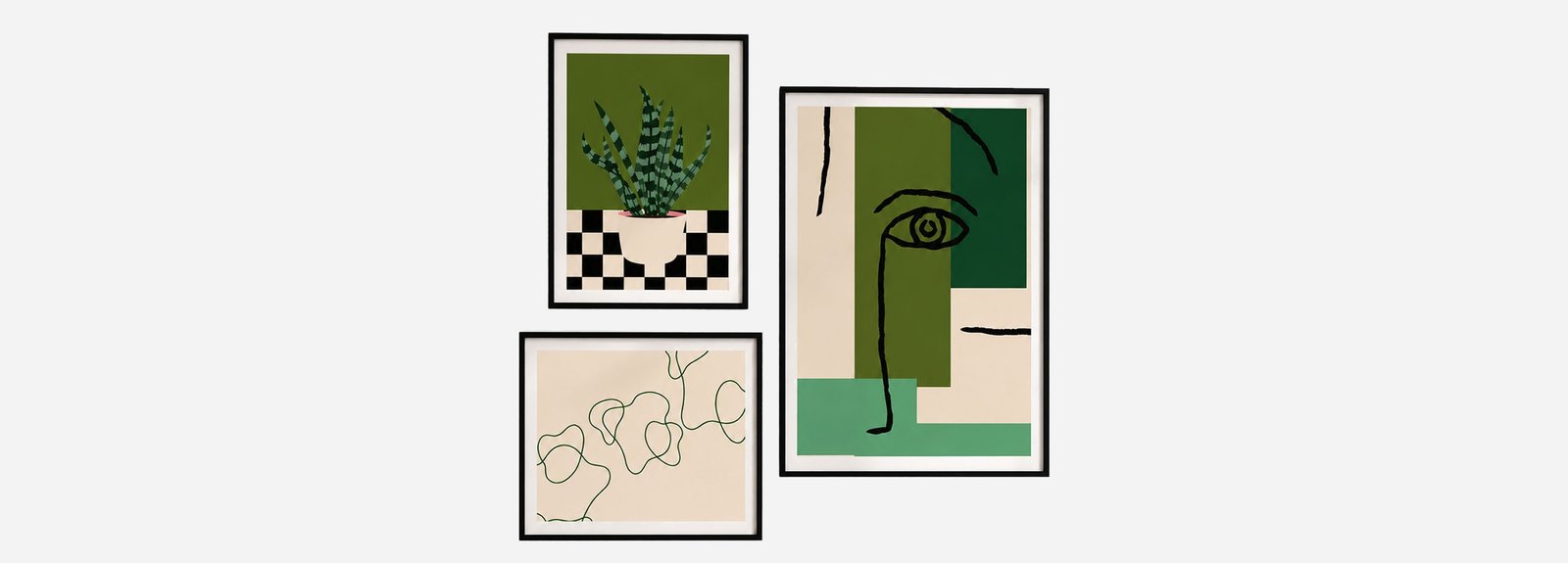 KADRE boho gallery wall
