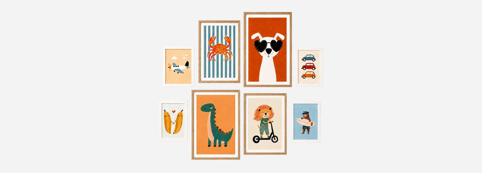 KADRE kids gallery wall